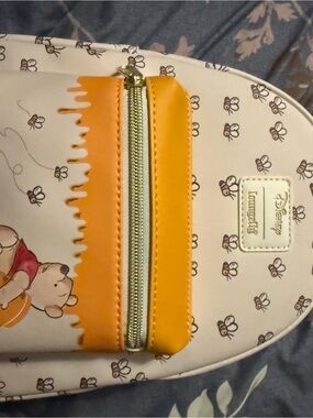 Loungefly Disney Winnie the Pooh Honey Drip Mini Backpack - Cream & Yellow